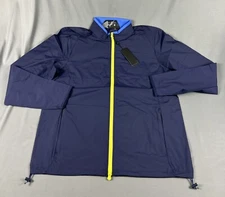 Greyson Golf Jacket Trailwolf XL Maltese Blue Nylon Spandex NWT MSRP $188