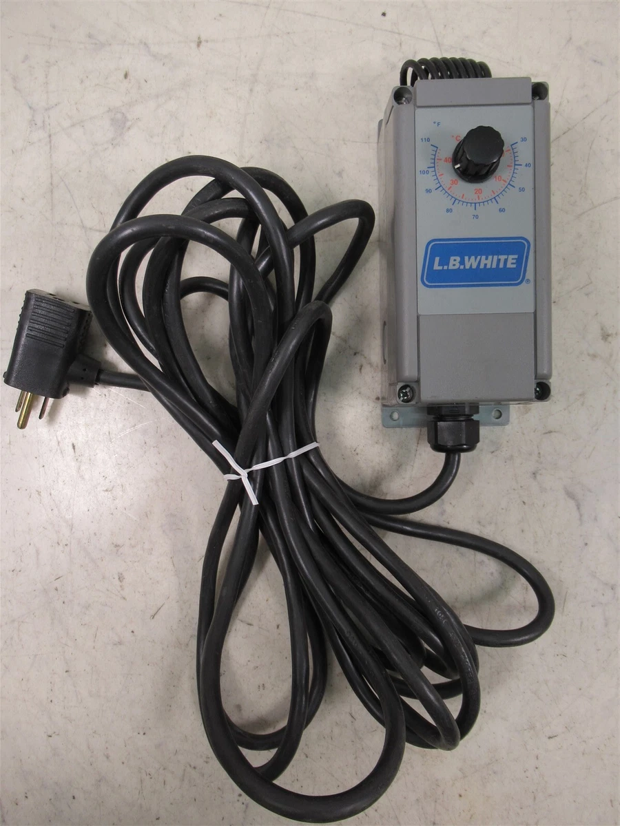 L.B. White Portable Heater Thermostat 20u0026#039; Power Cord For Propane / NG  Heaters | eBay