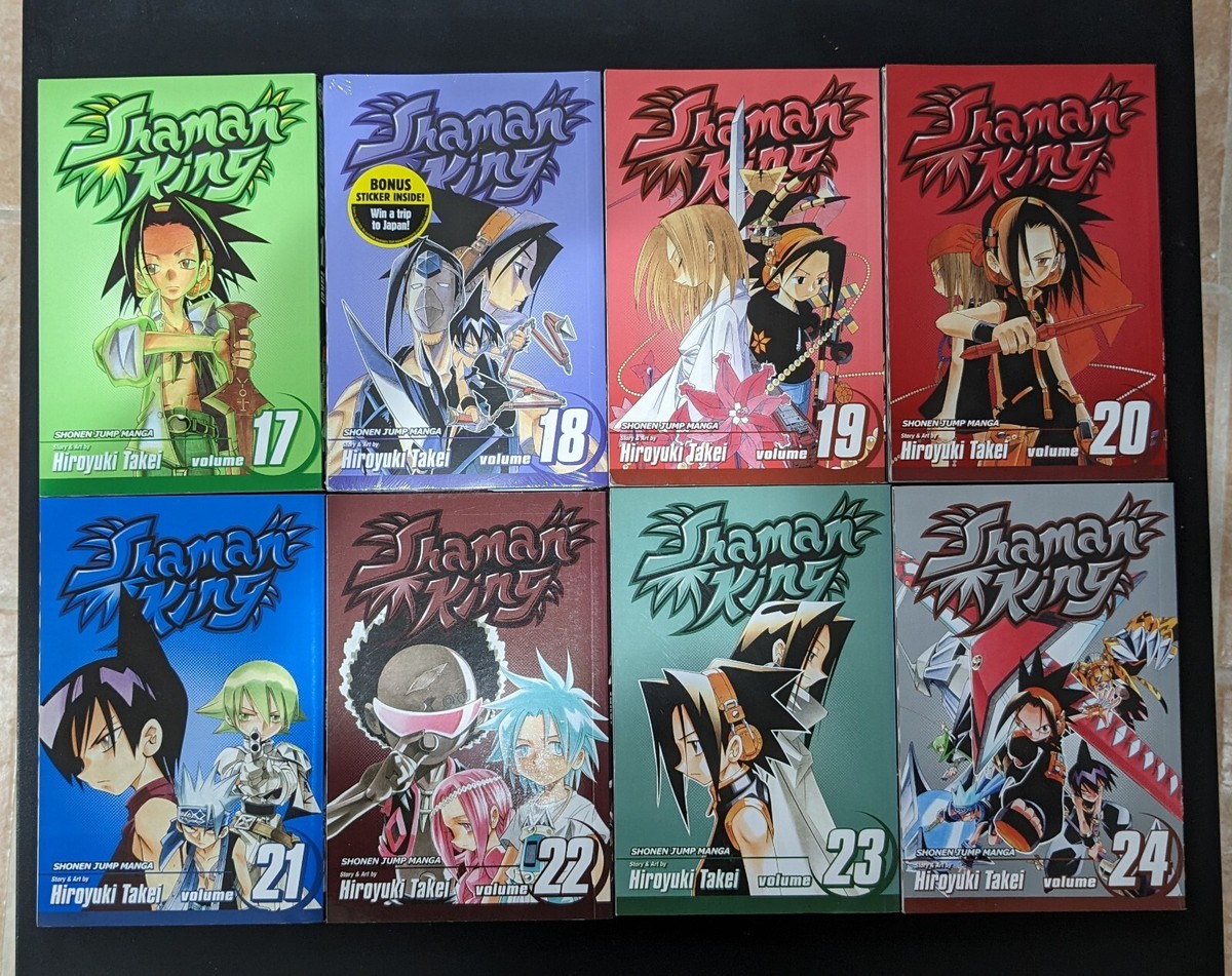 Shaman King Manga English Volume 1-32 Complete Set Excellent
