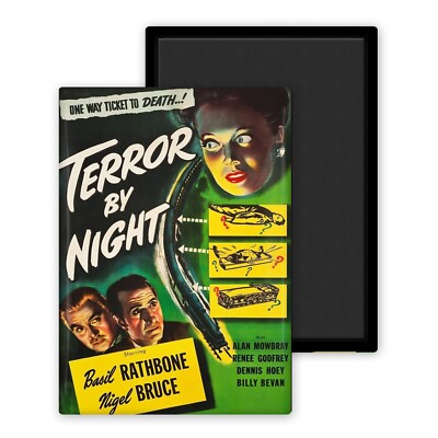 Terror by Night 1946 Version 2 - Personalisierter Magnet 54x78mm