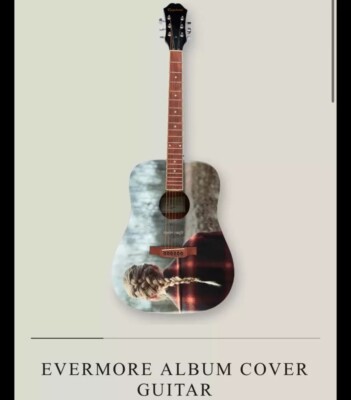 Taylor Swift Evermore Epiphone Guitar IN HAND