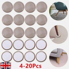 4-20PCS Carpet Sliders Chair Glides Chair Leg Floor Protectors Furniture Coaster