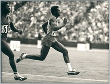1972 Don Quarrie Athlète Jamaïque Sprint J.O Munich Photo Vintage Foto Olympic