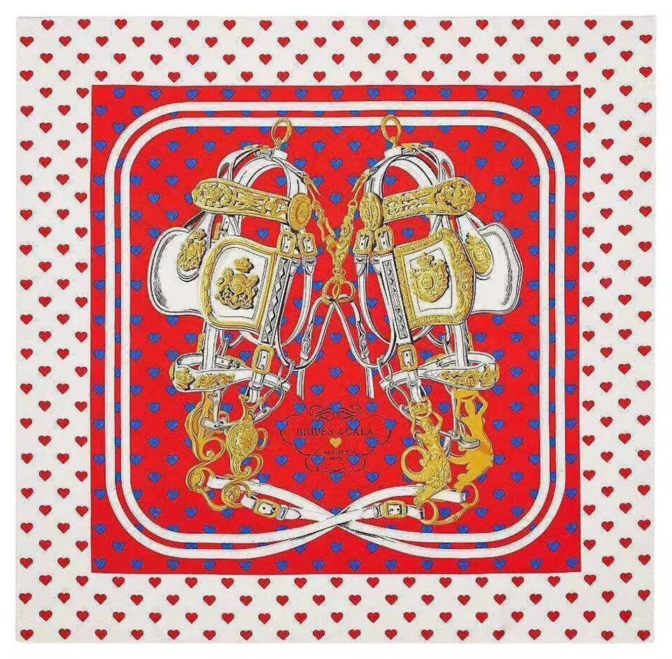 Hermes Brides de Gala Limited Edition Heart Box Scarf Silk 90 cm BNIB  Collector!