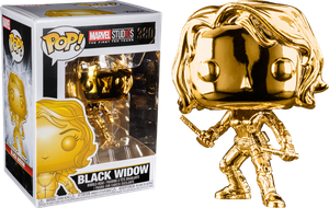 FUNKO POP MARVEL STUDIOS THE FIRST 10 YEARS BLACK WIDOW #380 CHROME NEW | eBay