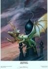 Jeff Easley SIGNED TSR AD&D RPG Fantasy Art Print ~ Dragonlance Dragons of Krynn