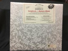 Dalee Bookbinding Co Scrapbook Album - White Brocade - 12 X 12 - NEW