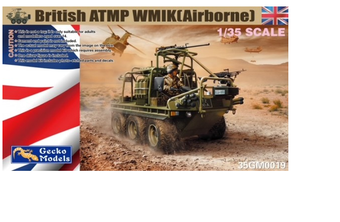 Maquette Gecko Models – ATMP Britanniques WMIK Airborne, 1/35, Neuve
