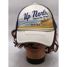 Up North Traverse City Michigan Trucker Hat North Peak Brewing Co. Snapback Beer