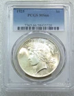 1925 Peace Silver Dollar PCGS MS66 Frosty Bright Just Graded New Holder #C293A