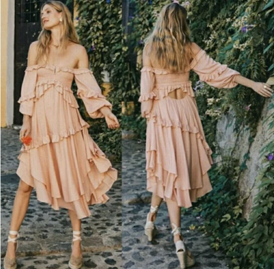 SPELL & THE GYPSY X FREE PEOPLE Clementine Mermaid Maxi Dress Size M Pink | eBay SPELL & THE GYPSY X FREE PEOPLE Clementine Mermaid Maxi Dress Size M Pink | eBay