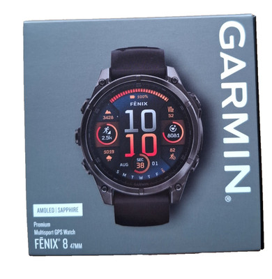 GARMIN FENIX 8 nur OVP mit Dokumentation, neuwertig! ohne Uhr!