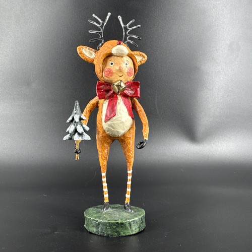 Lori Mitchell Harz Figur Little Dasher 7" groß Weihnachtsdeko mit Box