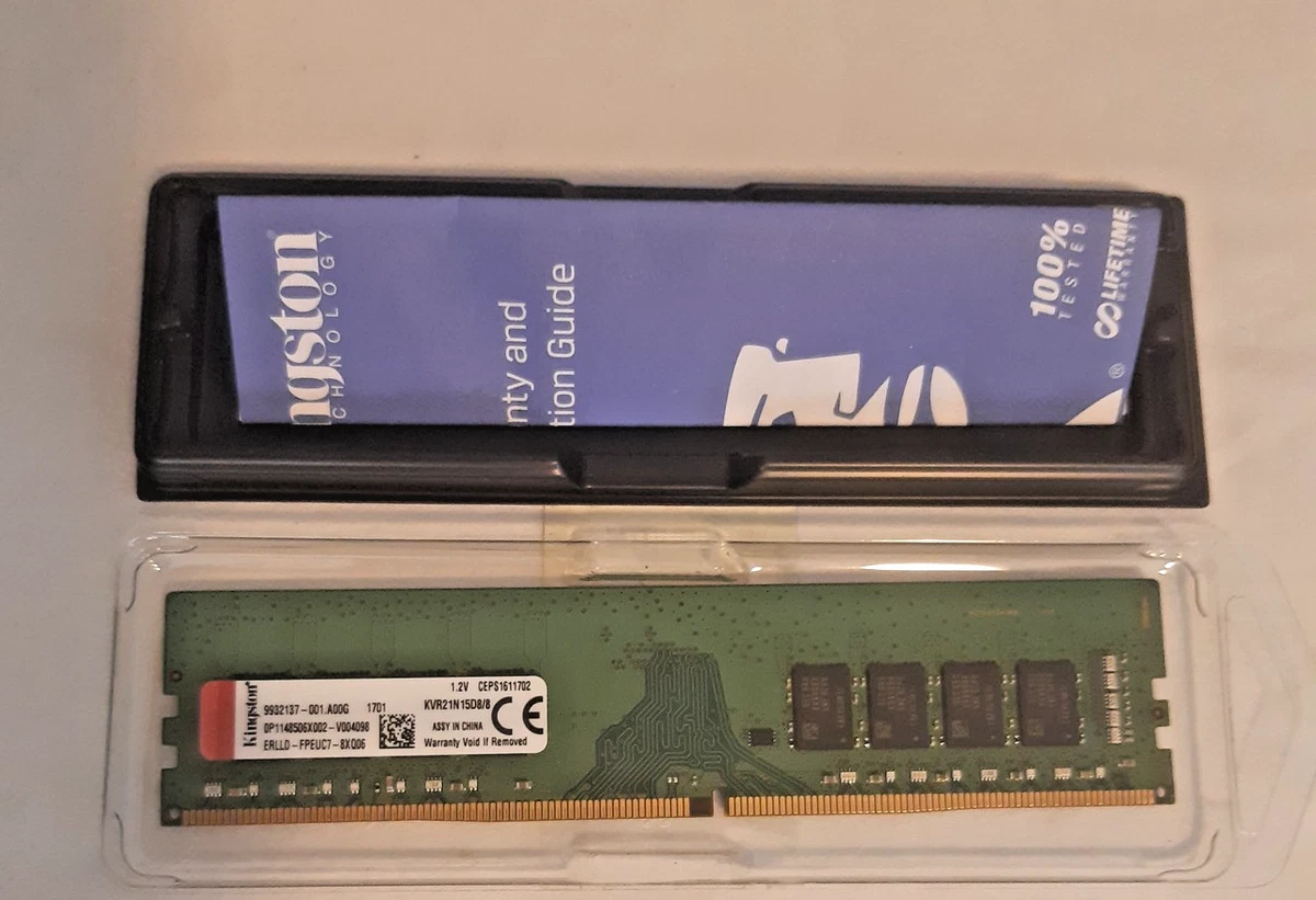 Kingston DDR4 SDRAM 8 GB Capacity per Module Memory (RAM) for sale