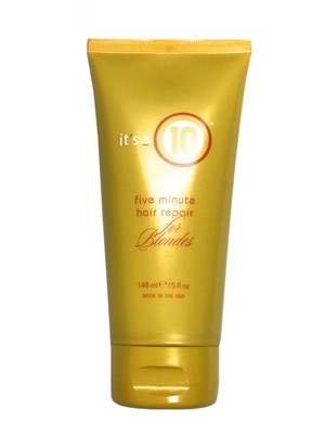 IT 'S A 10 Five Minute Hair Repair   Hair Serums Unisex, Blonde Hair, Repair