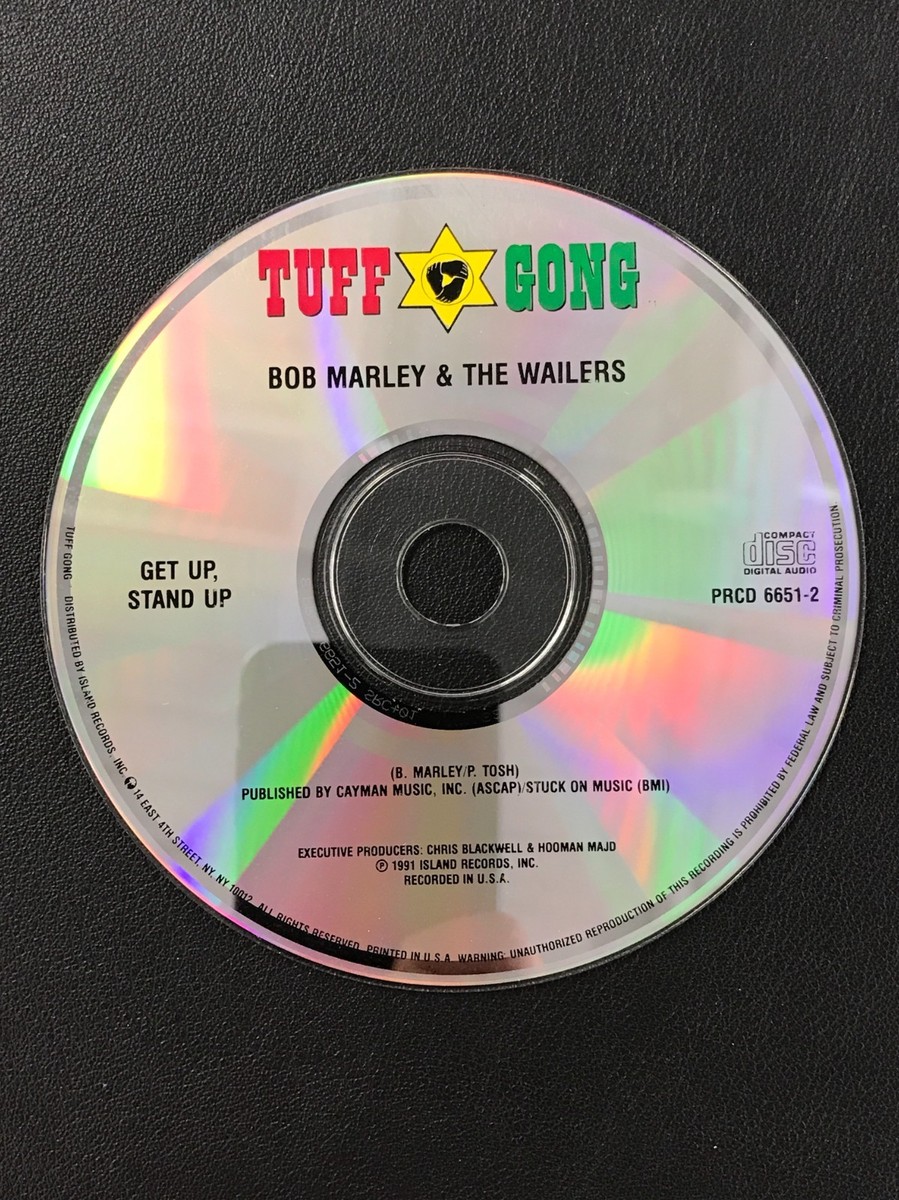 1991 Bob Marley & The Wailers: Get Up, Stand Up DJ Single Tuff