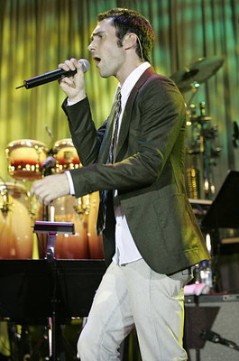 Adam Levine of Maroon 5 at Clive Davis 2005 Pre GRAMMY Awards Part- Old Photo 6