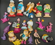 Vintage Lot Of 20 FLINTSTONES Toys Hanna Barbera Fred Barney Dino Cartoon