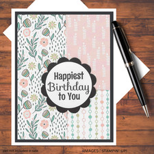 Floral Coordinated Designs Handmade Card Kit: Set of 6 Blank A2 Greeting Cards