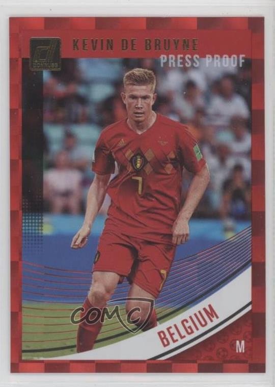 2018-19 Panini Donruss Press Proof Red Kevin de Bruyne #101 1fd6