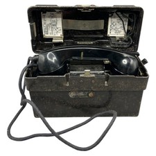 Standard Elektrik Lorenz Bundeswehr Feldtelefon 0683 Abh&ouml;rsicher Handapparat Rar