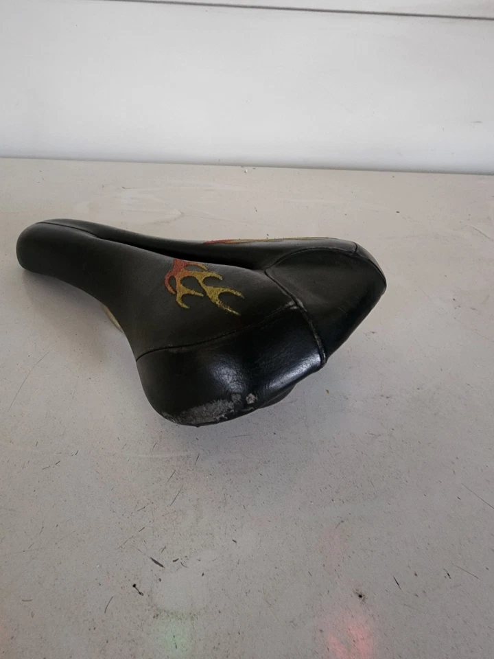 Sillín Terry Fly Ti Flame Fire negro titanio riel carretera bicicleta montaña asiento retro Foto 4 de 4