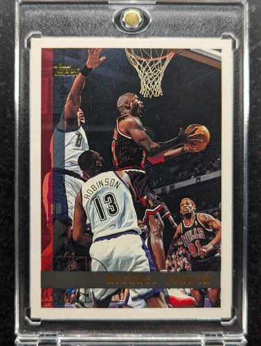1997 TOPPS #123 MICHAEL JORDAN 🔥 CHICAGO BULLS HOF