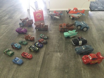 DISNEY CARS MOVIE RETIRED COLLECTORS VEHICLES LARGE LOT