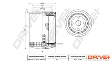 Dr!ve+ DP1110.11.0182 Oil Filter for ALFA ROMEO,BELARUS,FENDT,LANCIA,PORSCHE,REN