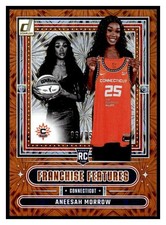 2025 Donruss WNBA Franchise Features Orange Fireworks 7 Aneesah Morrow #/75 RC