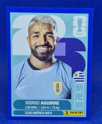 2026 Panini FIFA World Cup Sticker Rodrigo Aguirre #URU 19 - Blue Border