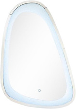 Noralie Mirrored Wall Decor Mirror with Faux Diamond Accents