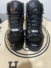Valentino Garavani Black High-Top Women's Sneakers Size 7.5 Made In Italy