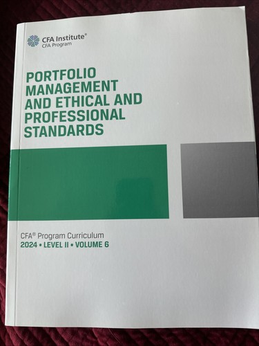 CFA institute CFA Program Curriculum 2024 Level II VOL. 4, 5, 6 - Imagen 2 de 5