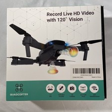 Quadcopter Drone with camera - record live HD video with 120 degrees vision
