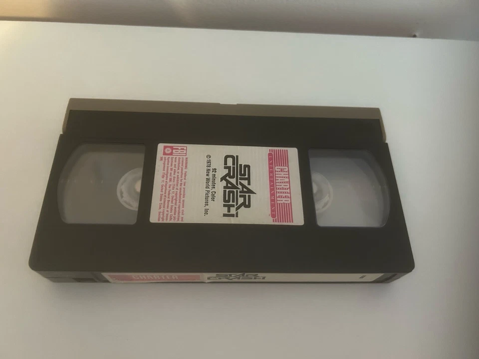 Star Crash VHS Charter Entertainment 1978 Sci-Fi Marjoe Gortner David Hasselhoff - Image 4 of 4