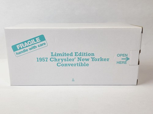 DANBURY MINT 1957 CHRYSLER NEW YORKER CONV. MINT UNUSED NEVER DISPLAYED IN BOX - Picture 13 of 13