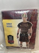 Men s Gladiator Costume Adult Roman Spartan Warrior Centurion Soldier Halloween