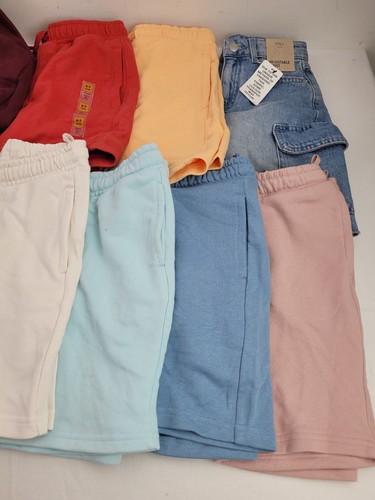 M&S Boy's 14pcs Bundle T-Shirts Shorts Hoodie Size 6-7 Yrs Blue Pink New F2 - Picture 2 of 10
