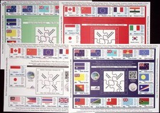 # ÎLES COOK, TONGA - MNH - DRAPEAUX