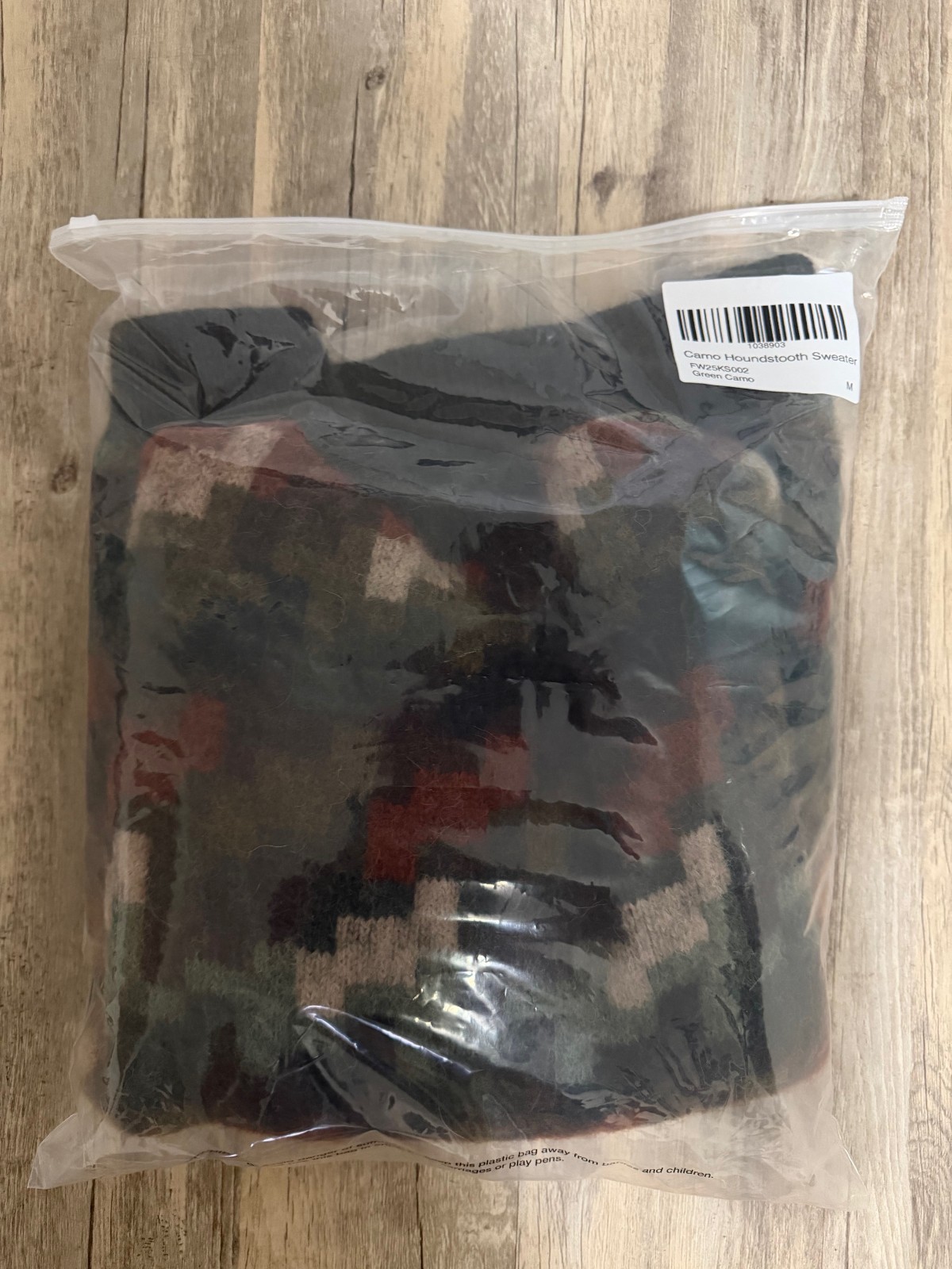 Aime Leon Dore - Surplus Houndstooth Crewneck Sweater - Size Medium (SOLD OUT) image 3