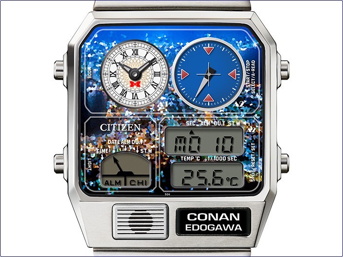 Citizen x Detective Conan Ana-DigiTemp Limited Edition wristwatch