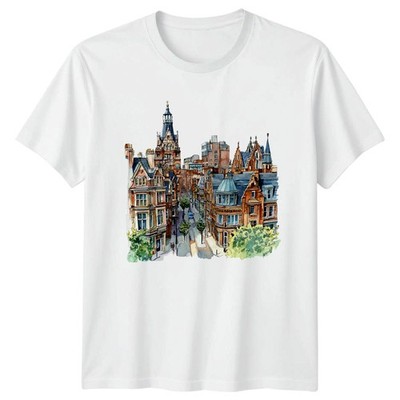 T-Shirt Birmingham City Szene Birmingham England Reise Geschenk für Sie und Ihn