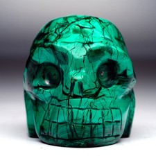 Malachite Skull