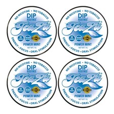 Teaza Peppermint Herbal Energy Pouch, 10 Count, 4 Camo 10 Count Pack of 4 