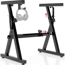 Piano Keyboard Stand - Z Style Adjustable and Portable Heavy Duty Music Stand fo