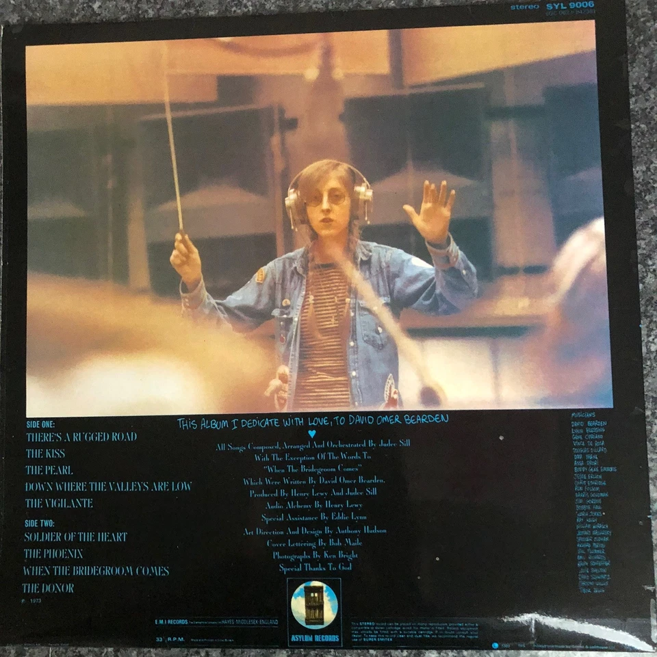 RARE PROMO LP VINYL JUDEE SILL HEART FOOD SYL 9006 UK 1ST PRESS NM-/NM- LOVELY - Image 4 of 4