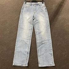 UNPUBLISHED SHAY High-Rise Straight Jeans Women's Size 26 Blur