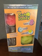 Scrub Daddy Dish Daddy Soap Dispensing Dish Wand Sponge Combo Pack