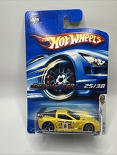 2006 Hot Wheels 25 First Editions 25/38 CORVETTE C6R Yellow Variant wChrome OH5